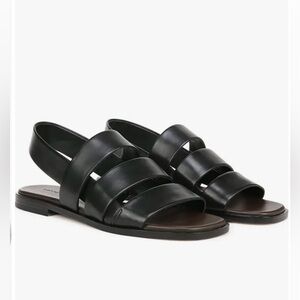 Vince Mazie Slingback Sandal Women Black Size US 7,5